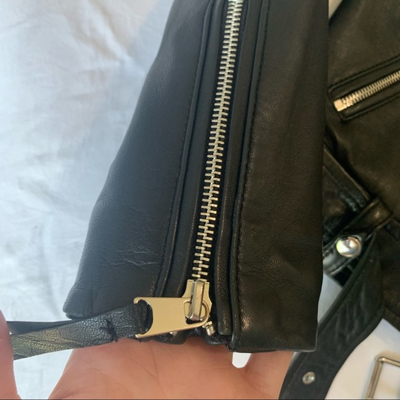 Zara Leather Jacket - Picture 8 of 10